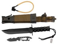 Vojenský multifunkční survival nůž RAMBO N-266 + Příslušenství ZDARMA